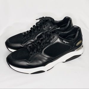 Salvatore Ferragamo Men's Lisbona Leather Sneakers